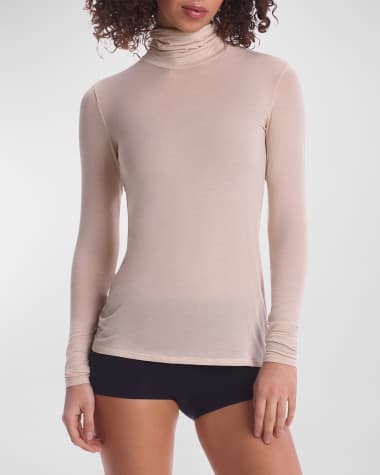 Commando Cashmere Layering Turtleneck Top