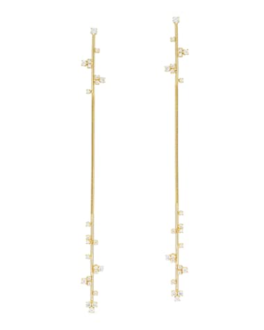 Fern Freeman Jewelry Long Line Snake Chain Earrings