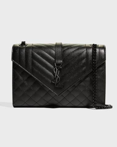 Saint Laurent Khaki Medium Envelope Bag – BlackSkinny