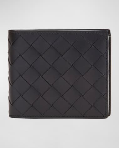 Bottega Veneta Men's Intrecciato Leather Bifold Wallet