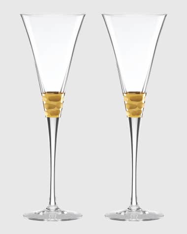 Michael Wainwright Truro Toasting Flutes, Set of 2