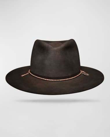 Worth & Worth by Orlando Palacios Men's Beaver Felt Fedora Hat