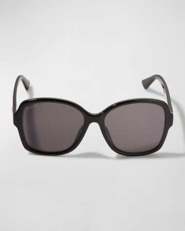 Gucci Square Monochromatic Sunglasses