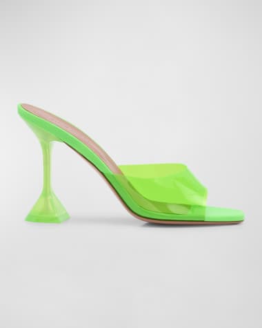 Lime green designer heels on sale