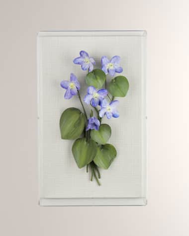 Tommy Mitchell Violet February Birth Flower Wall Art