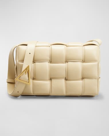 Bottega Veneta® Medium Rumple Shoulder Bag in White. Shop online now.