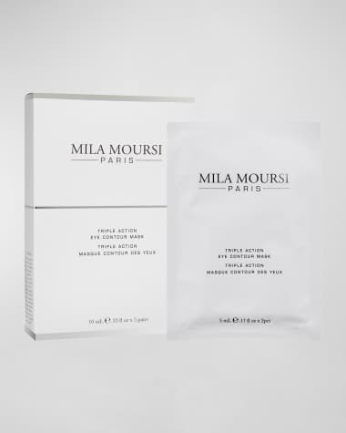 Mila Moursi Triple Action Eye Contour Mask, 5 pairs
