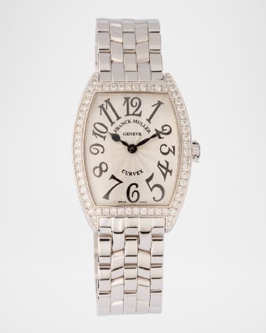Franck Muller Curves Stainless Steel Diamond Watch