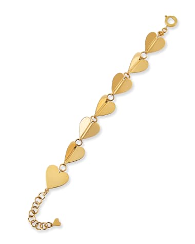 CADAR 18k Yellow Gold Large Wings of Love Bracelet