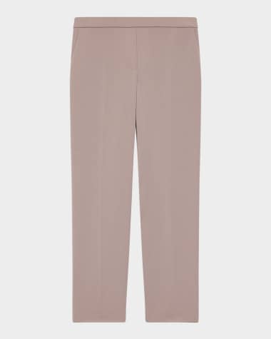 Theory Treeca Cropped Pull-On Pants