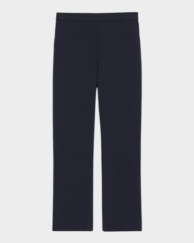 Theory Treeca Cropped Pull-On Pants