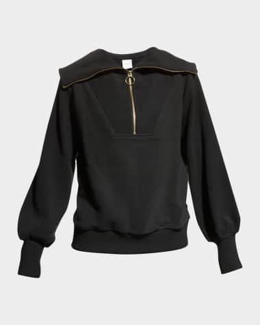 Varley Vine Oversized 1/2-Zip Pullover Sweatshirt