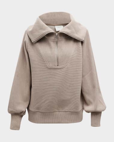 Varley Vine Oversized 1/2-Zip Pullover Sweatshirt