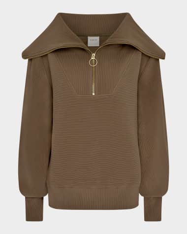 Varley Vine Oversized 1/2-Zip Pullover Sweatshirt