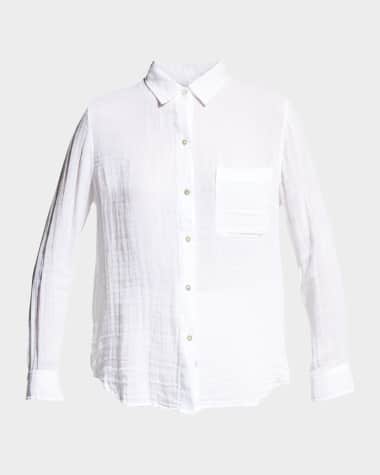 Rails Ellis Button-Down Long-Sleeve Solid Shirt