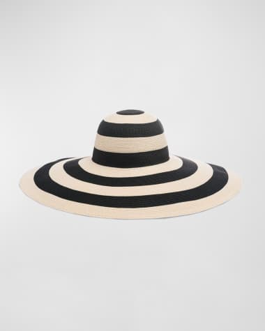 Eugenia Kim Sunny Striped Wide-Brim Hat