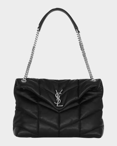 Saint Laurent Lou Puffer Medium YSL Shoulder Bag in Quilted Leather