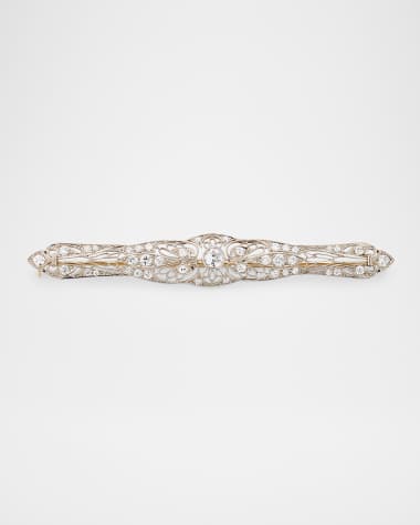 NM Estate Estate Platinum Filigree Edwardian Pin