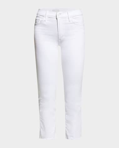 MOTHER The Insider Crop Step Fray Jeans