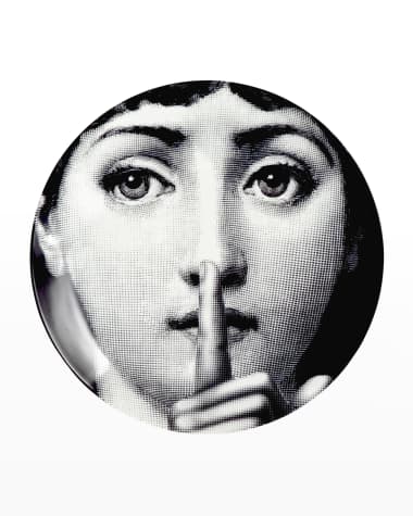Fornasetti Tema E Variazioni n. 334 Silence Wall Plate