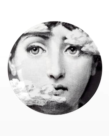 Fornasetti Tema E Variazioni n. 139 Cloudy Face Wall Plate