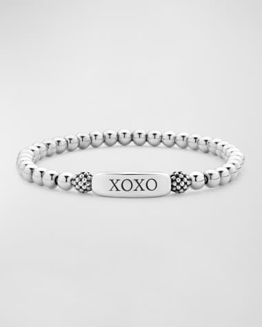 LAGOS Signature Caviar XOXO Stretch Bracelet