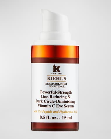 Kiehl's Since 1851 Powerful Strength Line-Reducing & Dark Circle-Diminishing Vitamin C Eye Serum, 0.5 oz.