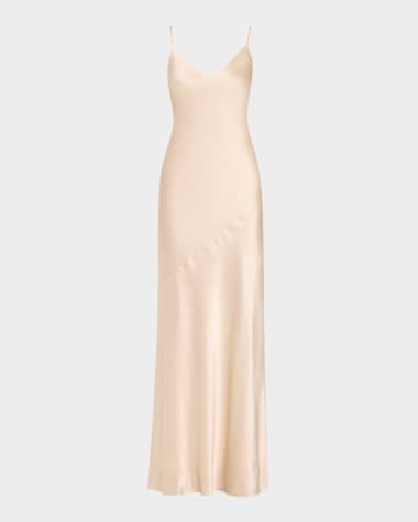 L'Agence Serita Silk Maxi Dress