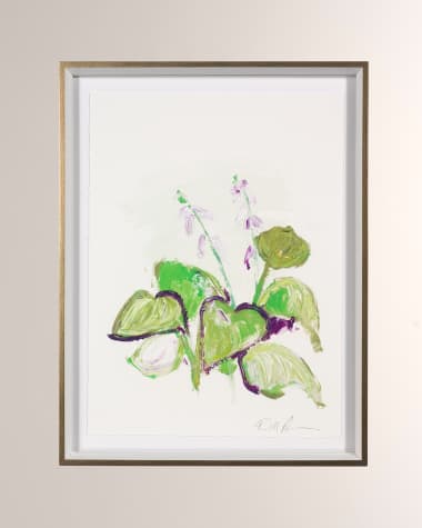 RFA Fine Art "White Glove Series - Hosta" Art Print by Robert Robinson