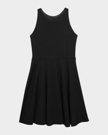 Un Deux Trois Girl's Textured Racerback Dress, Size 7-20
