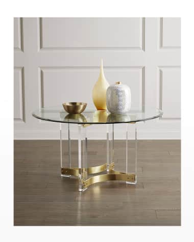 Worlds Away Hollingsworth Dining Table, 54"
