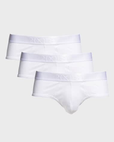 2Xist Men's 3-Pack Pima Cotton Contour Pouch Briefs