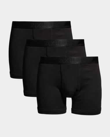 2(x)ist Men's 3-Pack Stretch Core No-Show Trunk, Black/Black/Black, Small :  : Clothing, Shoes & Accessories