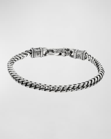 Konstantino Men's Sterling Silver Chain Link Bracelet, Size M