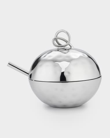 Mary Jurek Opus Sugar Bowl with Double Loop Lid & Spoon