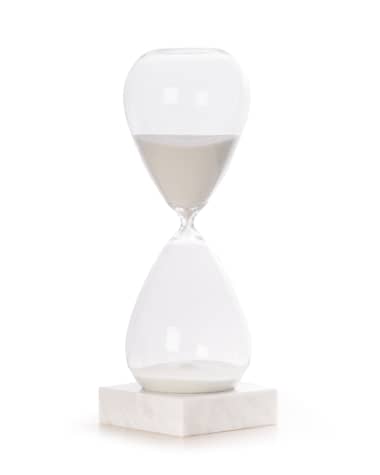 Bey-Berk Hand-Blown Sand Timer Hourglass (90 minute)