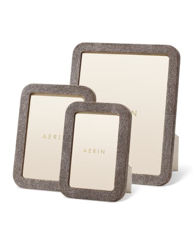 AERIN Modern Faux Shagreen Frame, 5" x 7"