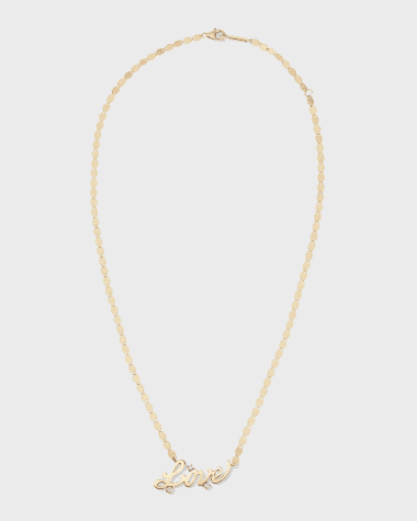 LANA 14k Solo Love Diamond Necklace
