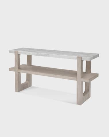 Katherine Noble by BMC Nantucket Marble Top Console