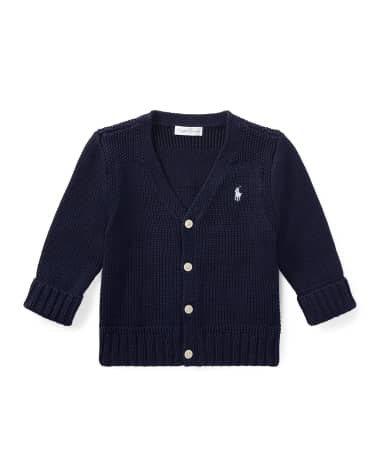Ralph Lauren Childrenswear Boy's Cardigan, Size 3-24 Months