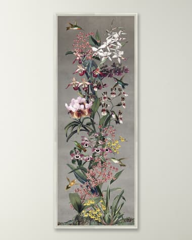 Wendover Art Group "Silver Orchid Panel I" Wall Art