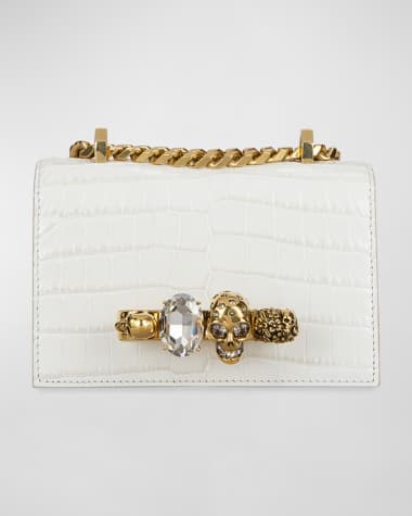 McQueen Mini Jeweled Satchel Bag