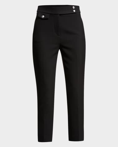 Veronica Beard Renzo Straight Crop Pants