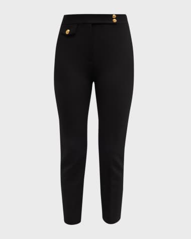 Veronica Beard Renzo Straight Crop Pants