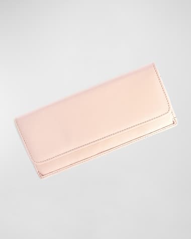 ROYCE New York Monogrammed RFID Blocking Leather Clutch Wallet