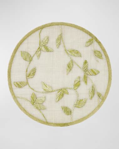 Joanna Buchanan Straw Leaf Placemats, Set of 4