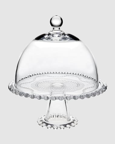 Godinger Chesterfield Dome Cake Platter