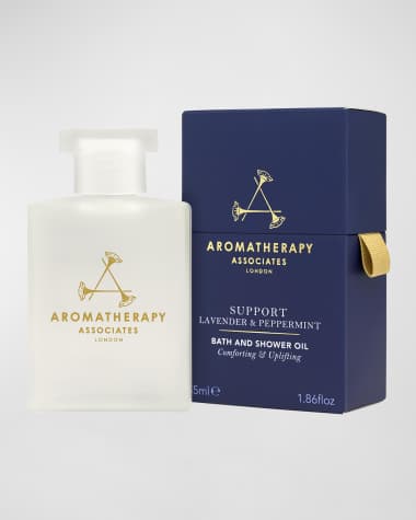 Aromatherapy Associates Support Lavender & Peppermint Bath and Shower Oil, 55mL/ 1.85 oz.