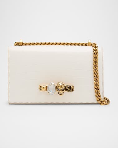 McQueen Jeweled Satchel Bag