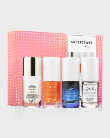 Sunday Riley Modern Skincare Superstars Kit, 4 x 0.5 oz.